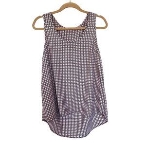 Pleione Sleeveless Patterned Blouse M